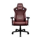 Anda Seat Kaiser Frontier XL,Premium DuraXtra Leather, 4D Adjustable Armrests With Magnetic Neck Pillow - Maroon