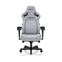 Anda Seat Kaiser-4 XL Gaming Chair EverSoft Linen Fabric Surface Material High-Density Cold-Cure Foam, 5D Armrest - Ash Grey