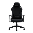 Anda Seat Luna Gaming Chair Fabric Armrest 2D, Size lumbar pillow, small headrest Pillow - Black