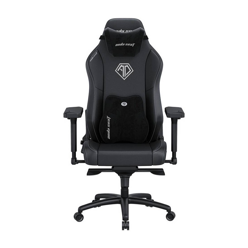 Anda Seat Phantom 3 XL Gaming Chair Lumbar Support, & Headrest For Personalized Comfort - Black