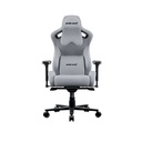 AndaSeat Kaiser 2 Pro Series XL Gaming Chair PVC Leather 4D Adjustable Armrests, With Big Headrest Pillow - Grey
