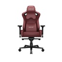 AndaSeat Kaiser 2 Pro Series XL Gaming Chair PVC Leather 4D Adjustable Armrests, With Big Headrest Pillow - Maroon