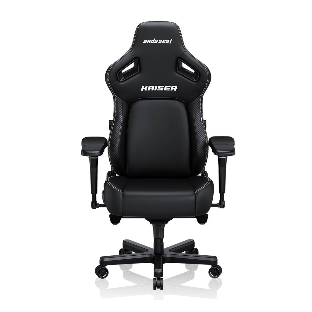 [NS027581] AndaSeat Kaiser 4 Large Gaming Chair Synthetic Leather Surface Material High-Density Cold-Cure Foam, 5D Armrest - Black