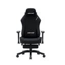 AndaSeat Luna Pro with Footrest, Large Gaming Chair Linen Fabric - Black