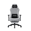 AndaSeat Luna Pro with Footrest, Large Gaming Chair Linen Fabric - Gray