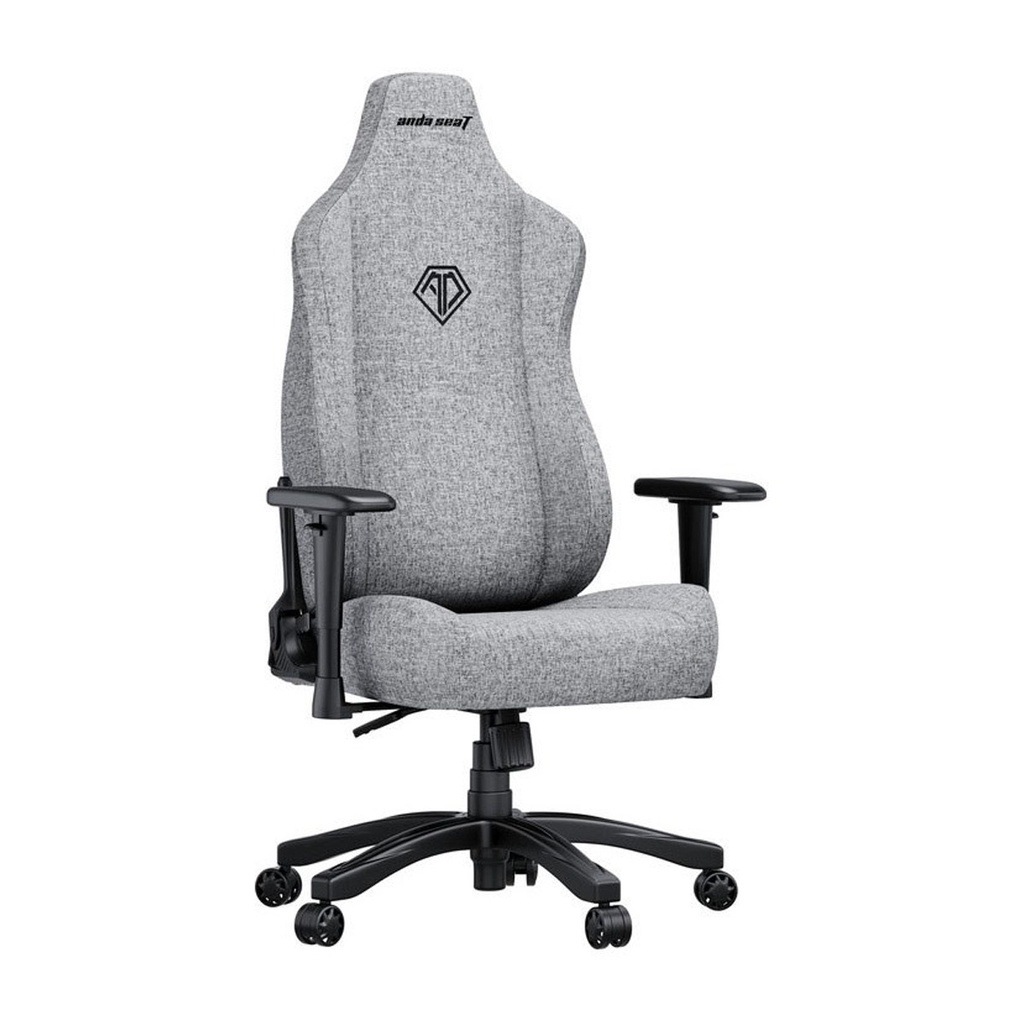 AndaSeat Novis large Gaming Chair Linen Fabric 1D Armrest - Grey