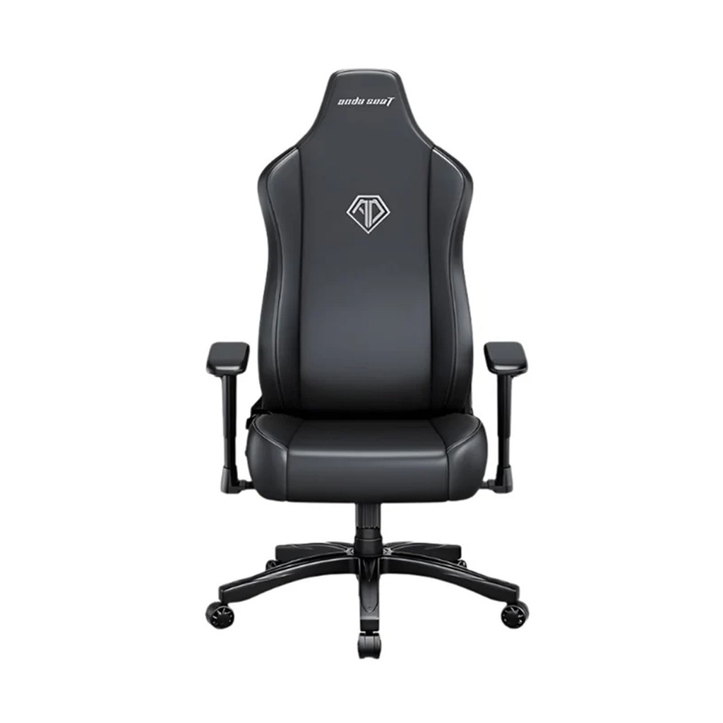 [NS030045] AndaSeat Novis XL Gaming Chair PVC Napa leather, Integrated Lumbar Support, 1D Adjustable Armrests - Black