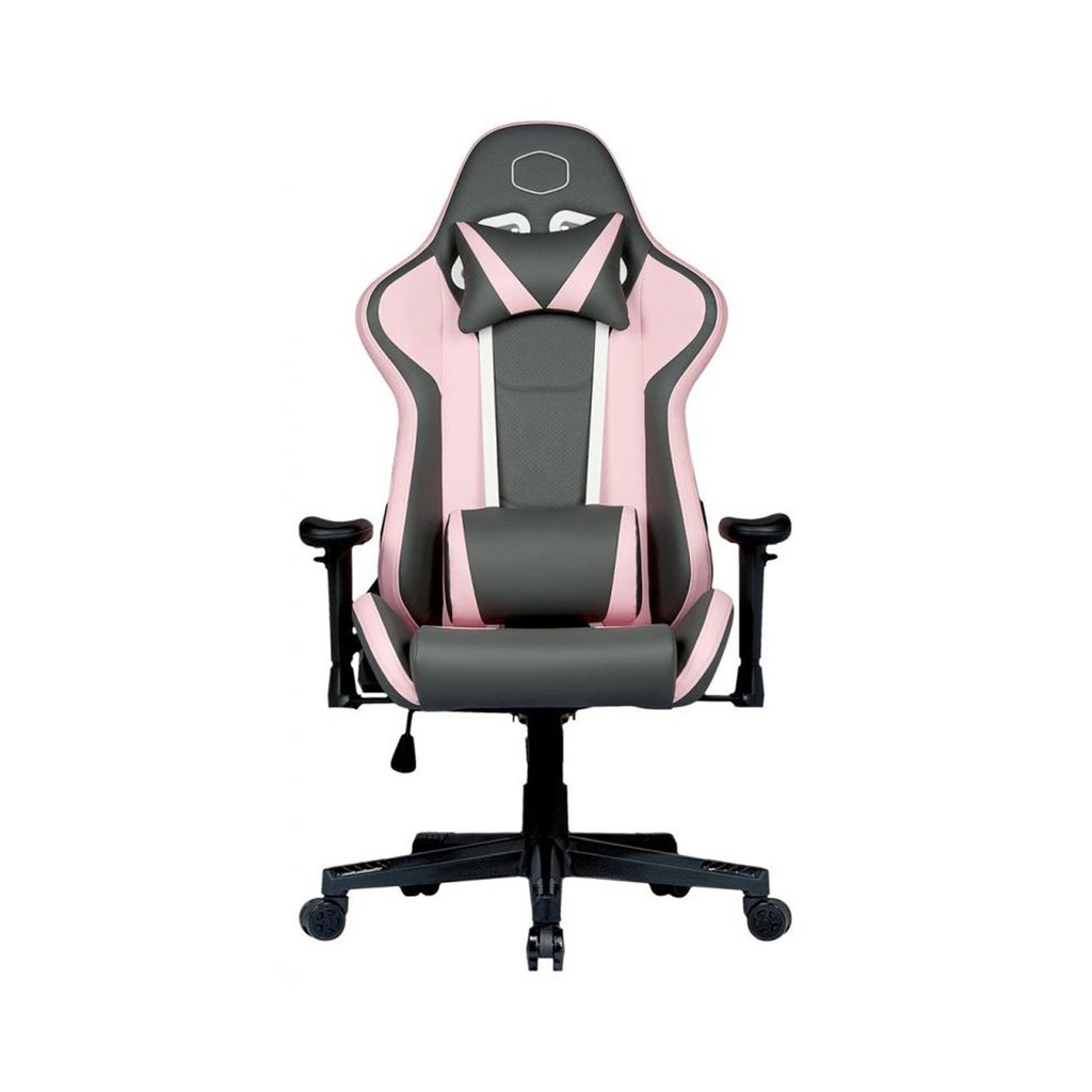 Cooler Master Caliber R1S Special Edition Premium Comfort&Style, Breathable Leather Gaming Chair - Pink/Grey