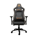 Cougar Armour S Gaming Chair / Adjustable Design, Breathable PVC Leather - Black