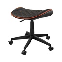 Cougar Crosser PVC Synthetic Leather The Ribbed Seat Provides Ergonomic Comfort & Support Top-Gun Mechanism Black/Orange