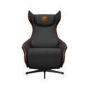 Cougar Sofa Magus Armrests tilt proportionally Ergonomic backrest Contoured Headrest Reduces Neck Strain For Lasting Comfort - Black/Orange