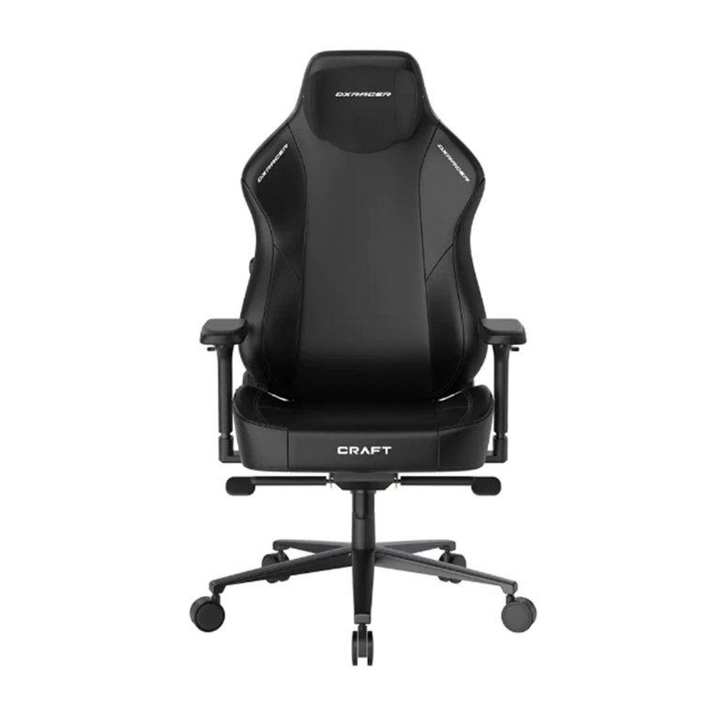 [NS027602] DX Racer Craft Series XL Gaming Chair Multi-functional Tilt Mechanism 2D Integrated Lumbar Magnetic Memory Foam Head - Black