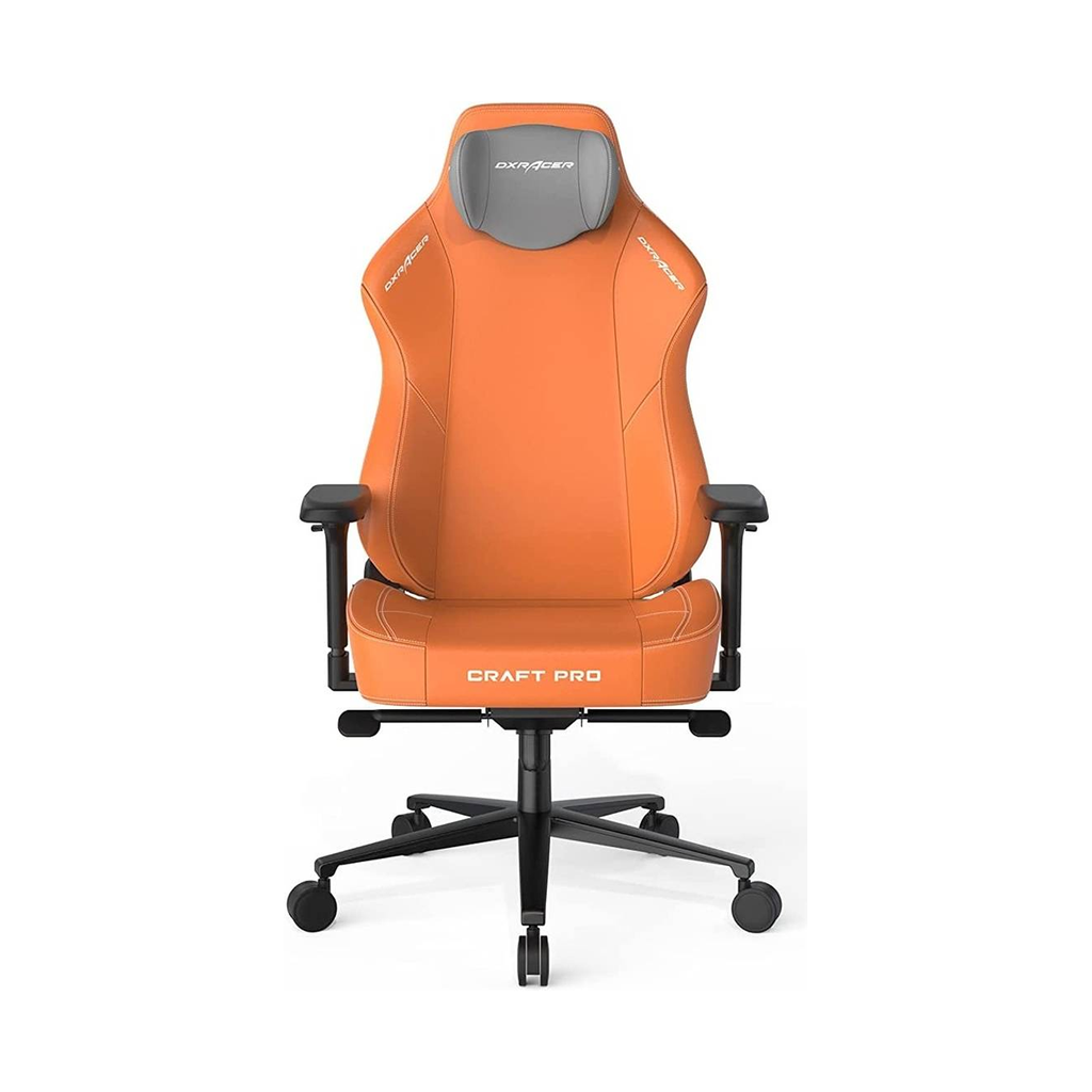 DXRacer Craft Pro Classic Unique Embroidery Ergonomic Support Gaming Chair - Orange