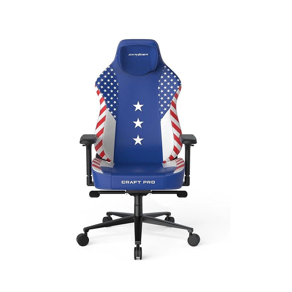 [NS011606] DXRacer Craft Pro Dream Team Unique Embroidery Ergonomic Support Gaming Chair - Blue/White