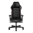 DXRacer Master XL 4D Integrated Lumbar Support Height Adjustable Headrest 4D Armrest Multi-functional Tilt Mechanism - Black/Violet
