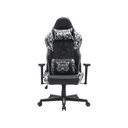 GameOn Call Of Duty Gaming Chair Material PU + PVC, Arm Rests 4D, Adustable, Gas Lift 80mm Class 4, Frog Mechanism - Grey & black