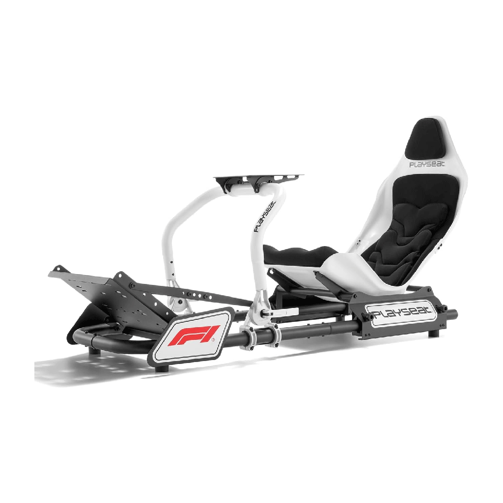 [NS028687] PlaySeat Formula InStinct F1 Edition, Faux leather, Upholstered backrest, Padded seat, Headrest Cushion - Black & White