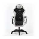 Royal C23 Gaming Chair with Adjustable Headrest, Lumbar Pillow - Dark/Gray