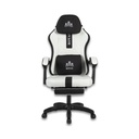 Royal C23 Gaming Chair with Adjustable Headrest, Lumbar Pillow - White