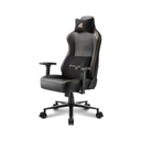 Sharkoon SKILLER SGS30 Gaming Chair Adjustable Backrest, Angle Headrest & Lumbar Cushion, Adjustable Armrests 3D, Adjustable Tilt Angle - Black & Beige