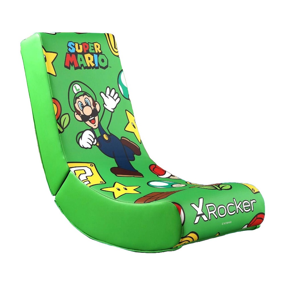 [NS031359] X-Rocker Nintendo All-Star Luigi Video Rocker Gaming Chair