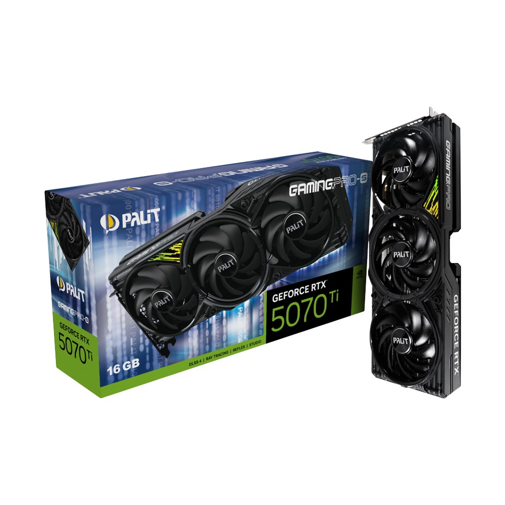[NS033317] Palit GamingPro-S Geforce RTX 5070Ti 16GB GDDR7 Graphic Card
