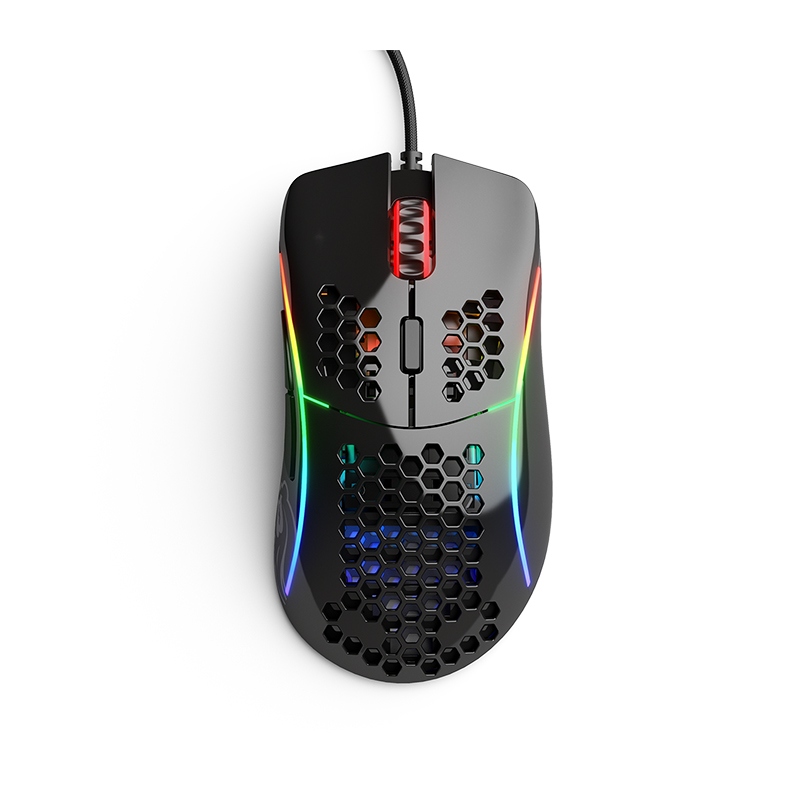 [NS000152] Glorious Model D Minus 12,000 DPI Wired Gaming Mouse (62g) - Glossy Black