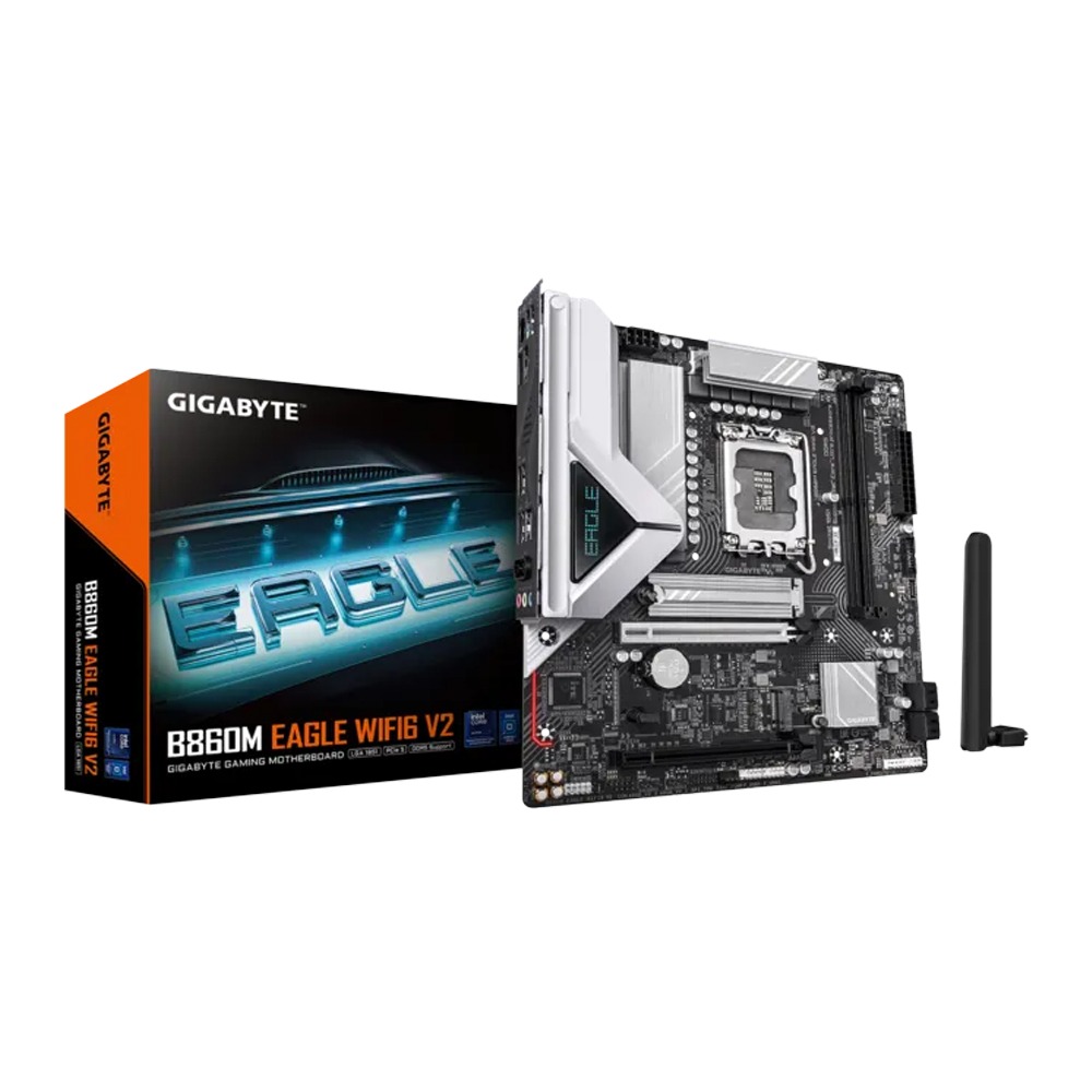 [NS032390] GIGABYTE B860M Eagle LGA 1851 Micro ATX Motherboard, Intel B860 Chipset