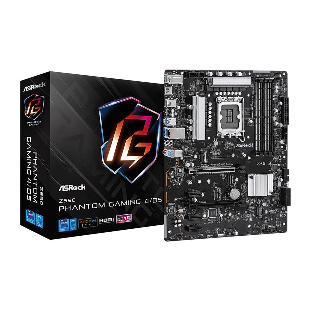 [NS027210] AsRock Intel Z690 Phantom Gaming DDR5 Motherboard