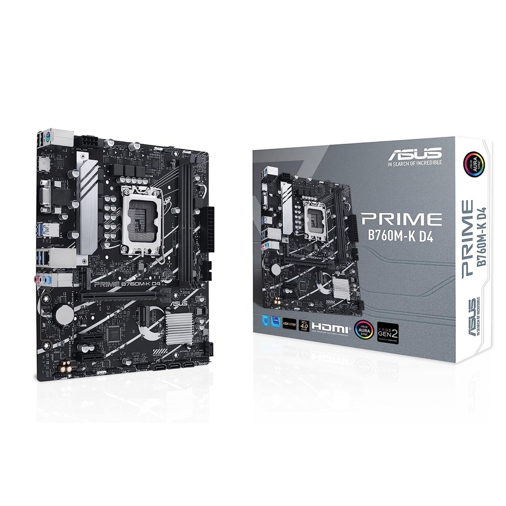 [NS013850] Asus Intel Prime B760M-K DDR4 MotherBoard