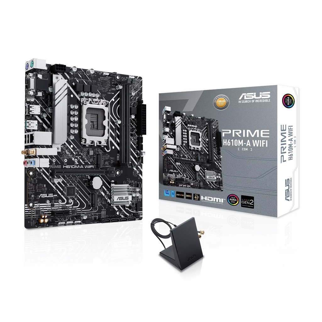 Asus Intel Prime H610M-A Wifi DDR5 Gaming MotherBoard