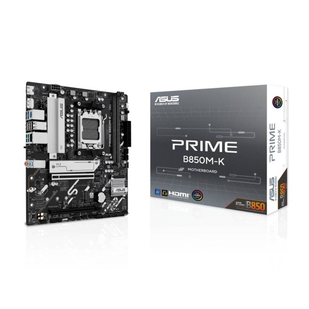 [NS030079] Asus Prime B850M-K PCIe 5.0 Ai PC Ready AMD DDR5 Gaming MotherBoard