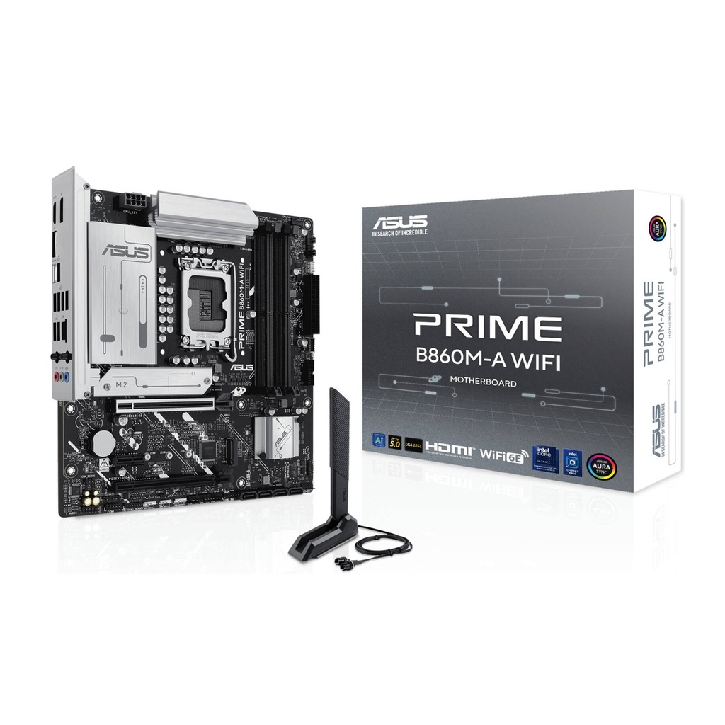 [NS030142] Asus Prime Intel Core Ultra B860M-A Wifi DDR5 Gaming Motherboard
