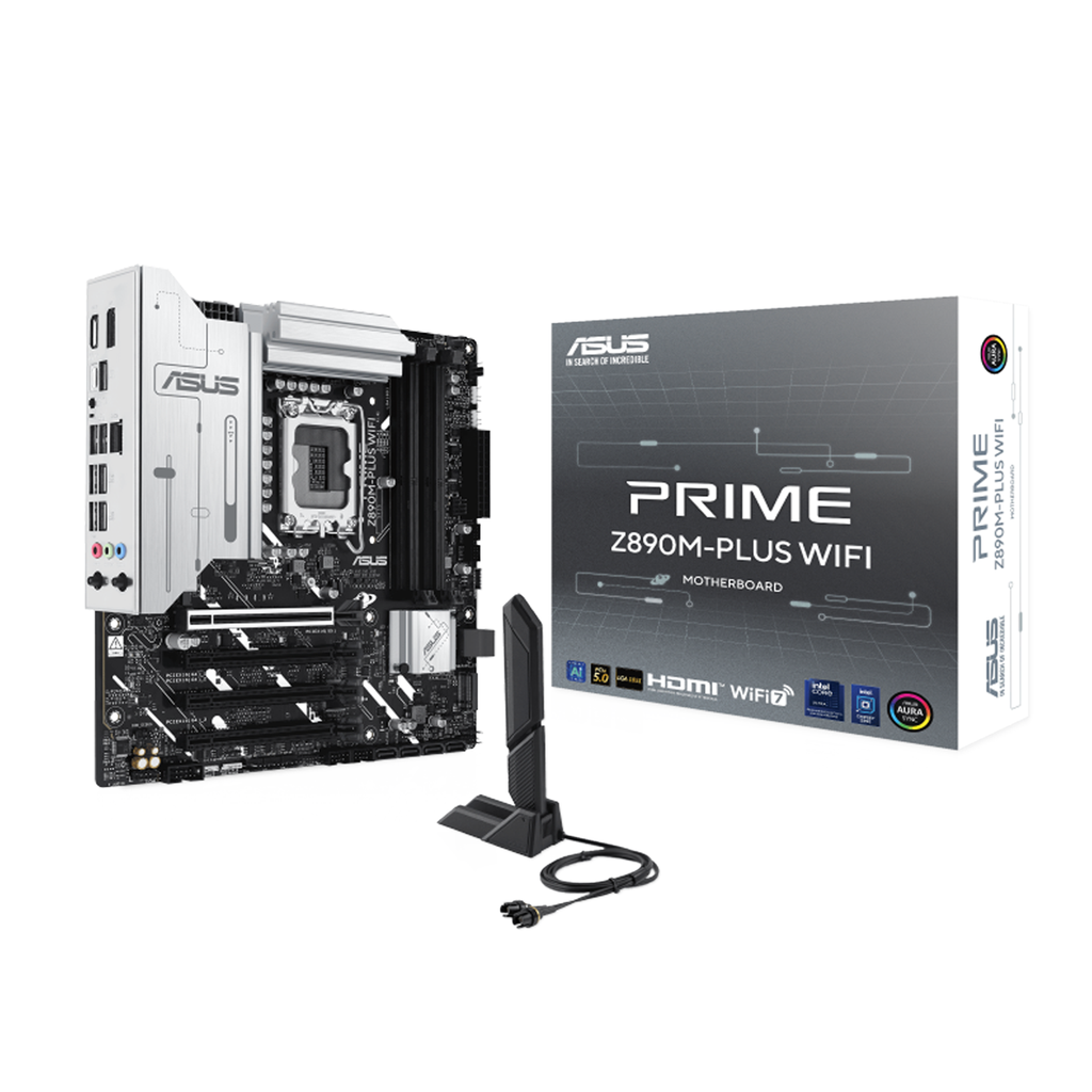 Asus PRIME Z890M-PLUS WIFI 7, DDR5 M-ATX Gaming Motherboard