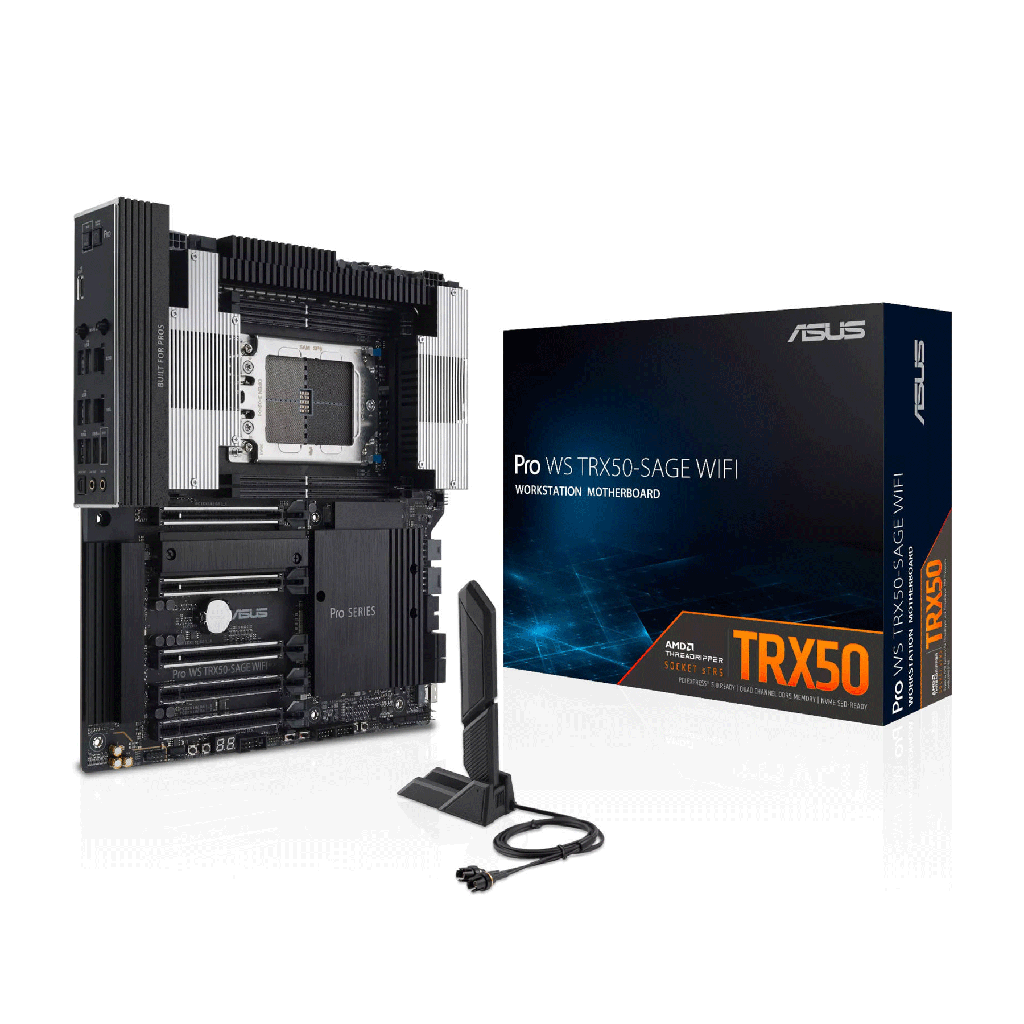 Asus Pro WS TRX50-SAGE WIFI AMD sTR5 CEB Workstation Motherboard (90MB1FZ0-M0EAY0)