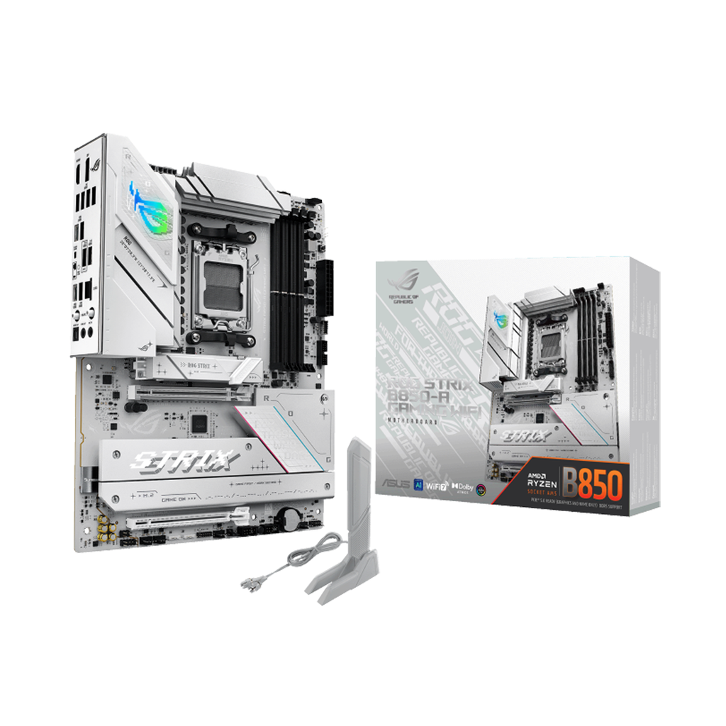 [NS027726] Asus ROG STRIX B850-A Gaming Wi-Fi 7 ATX Motherboard, AM5 Socket, Aura Sync RGB lighting