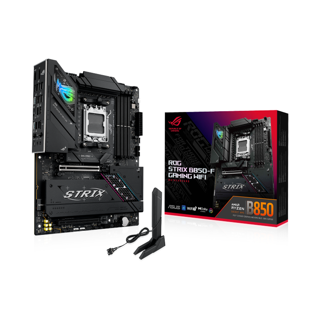 [NS027705] Asus ROG STRIX B850-F GAMING Wi-Fi 7 ATX Motherboard, AMD AM5 Socket, Aura Sync RGB lighting