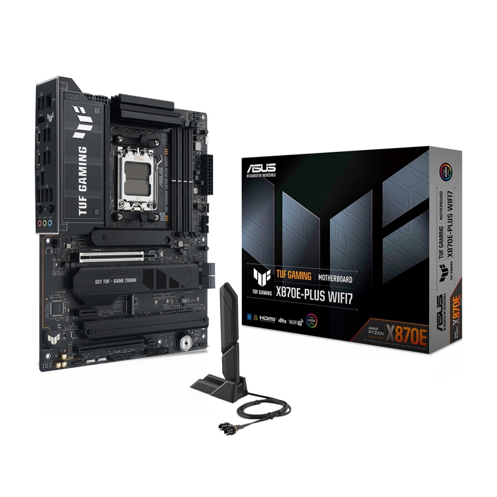 [NS030076] Asus Tuf Gaming X870E-Plus Wifi7 PCIe 5.0 Ai PC Ready AMD Gaming MotherBoard