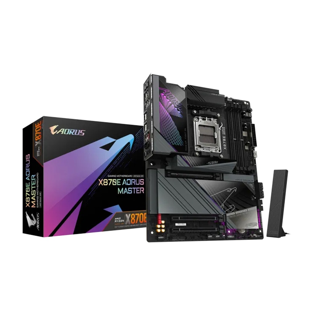 [NS031993] Gigabyte AMD X870E AORUS MASTER X3D DDR5 Gaming Motherboard