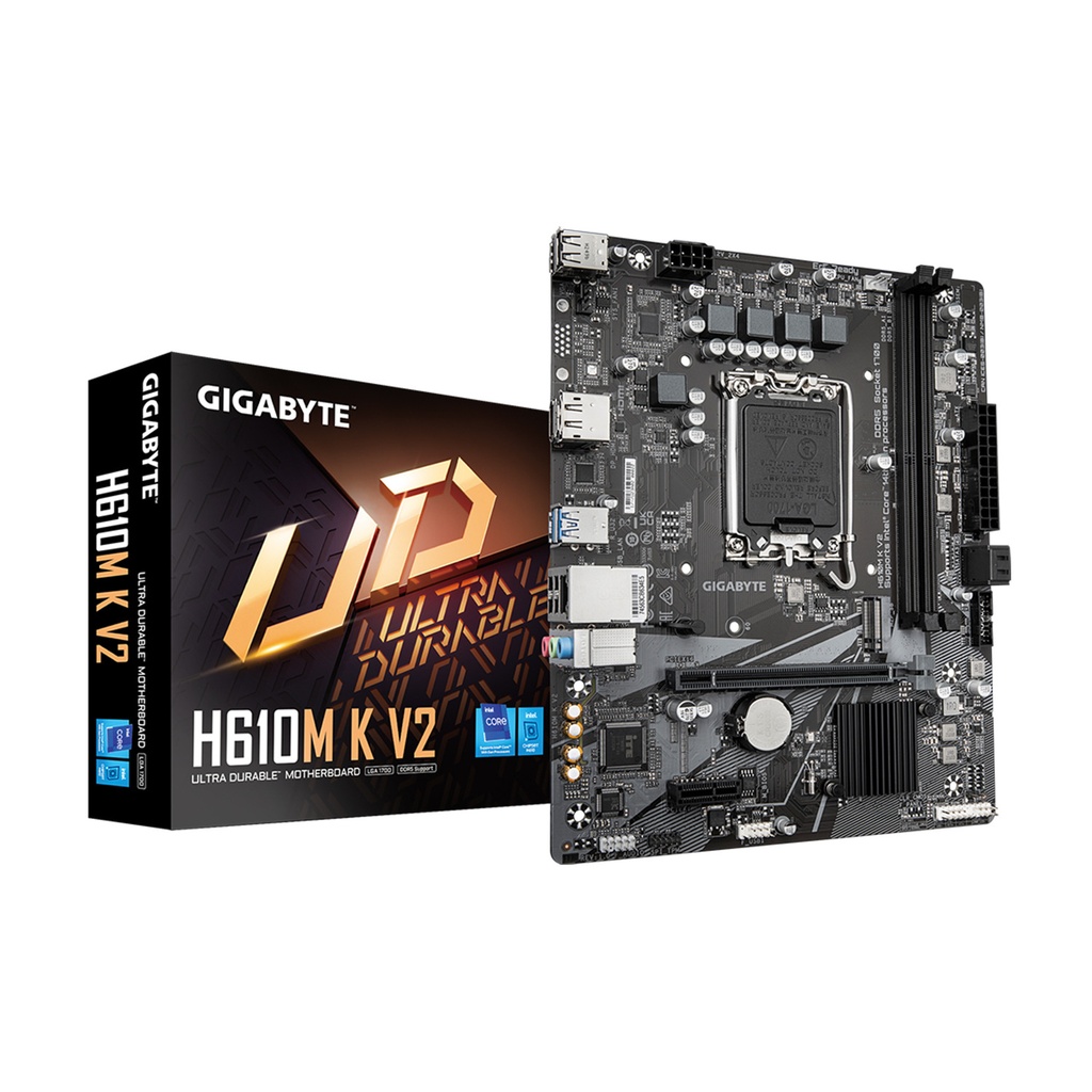 [NS027035] GigaByte Intel H610M K V2 Ultra Durable DDR5 MotherBoard