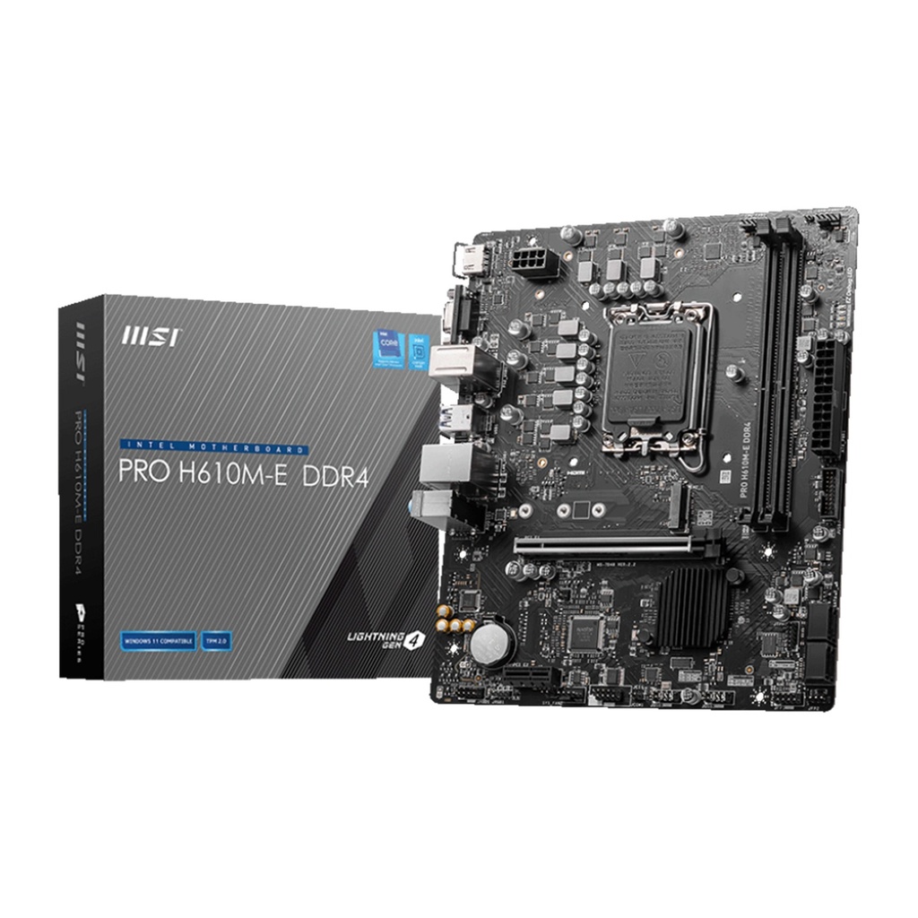 [NS013531] MSI Intel Pro H610M-E D4 Motherboard