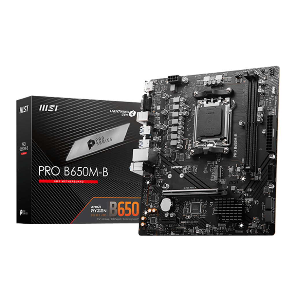 [NS026618] MSI Pro B650M-B AMD DDR5 Gaming Motherboard