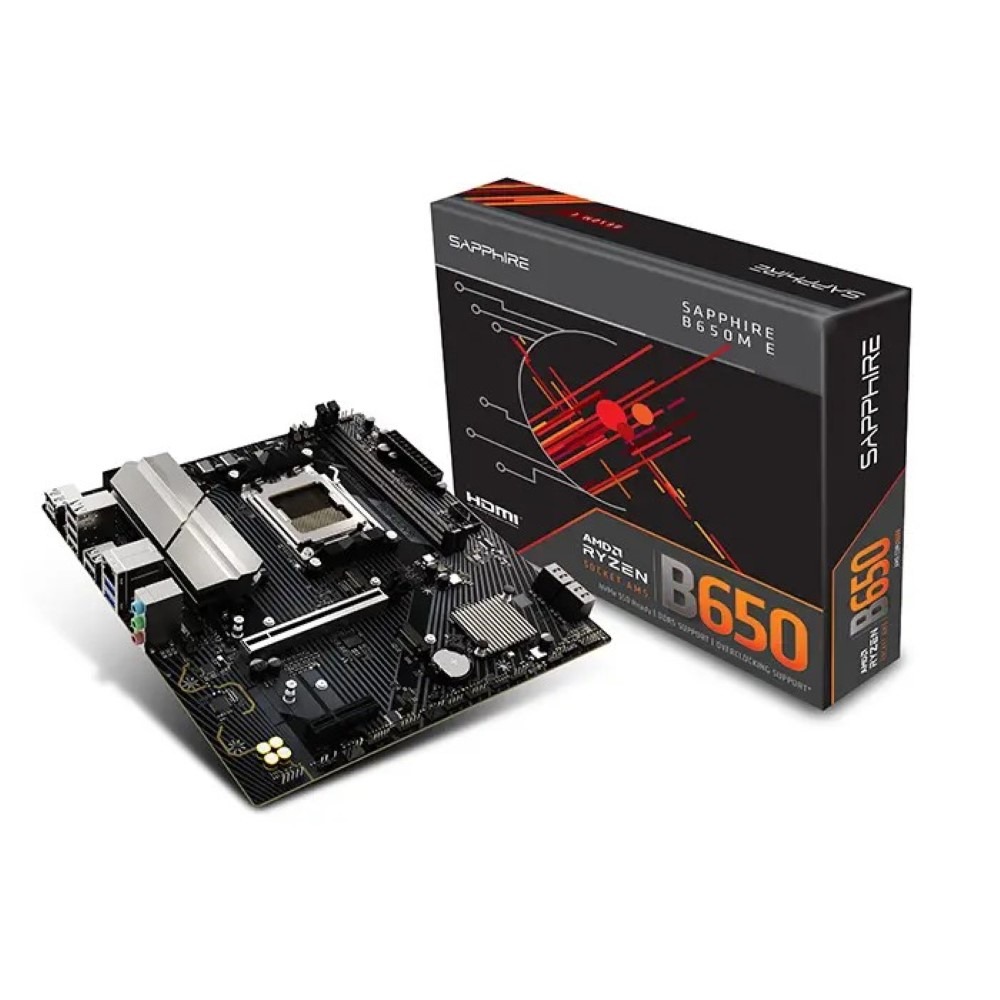 [NS032980] Sapphire AMD B650M-E DDR5 Motherboard