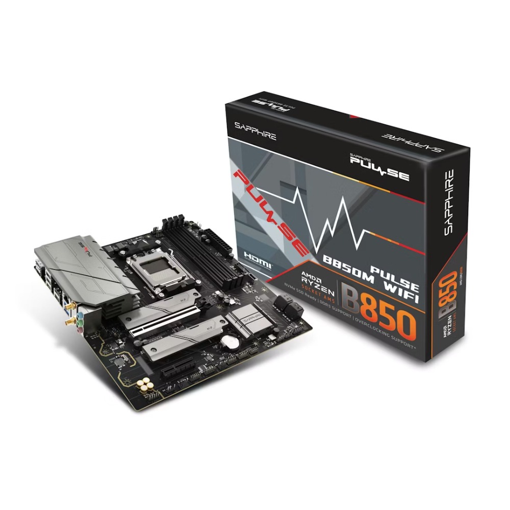 [NS032979] Sapphire Pulse AMD B850M WIFI DDR5 Motherboard