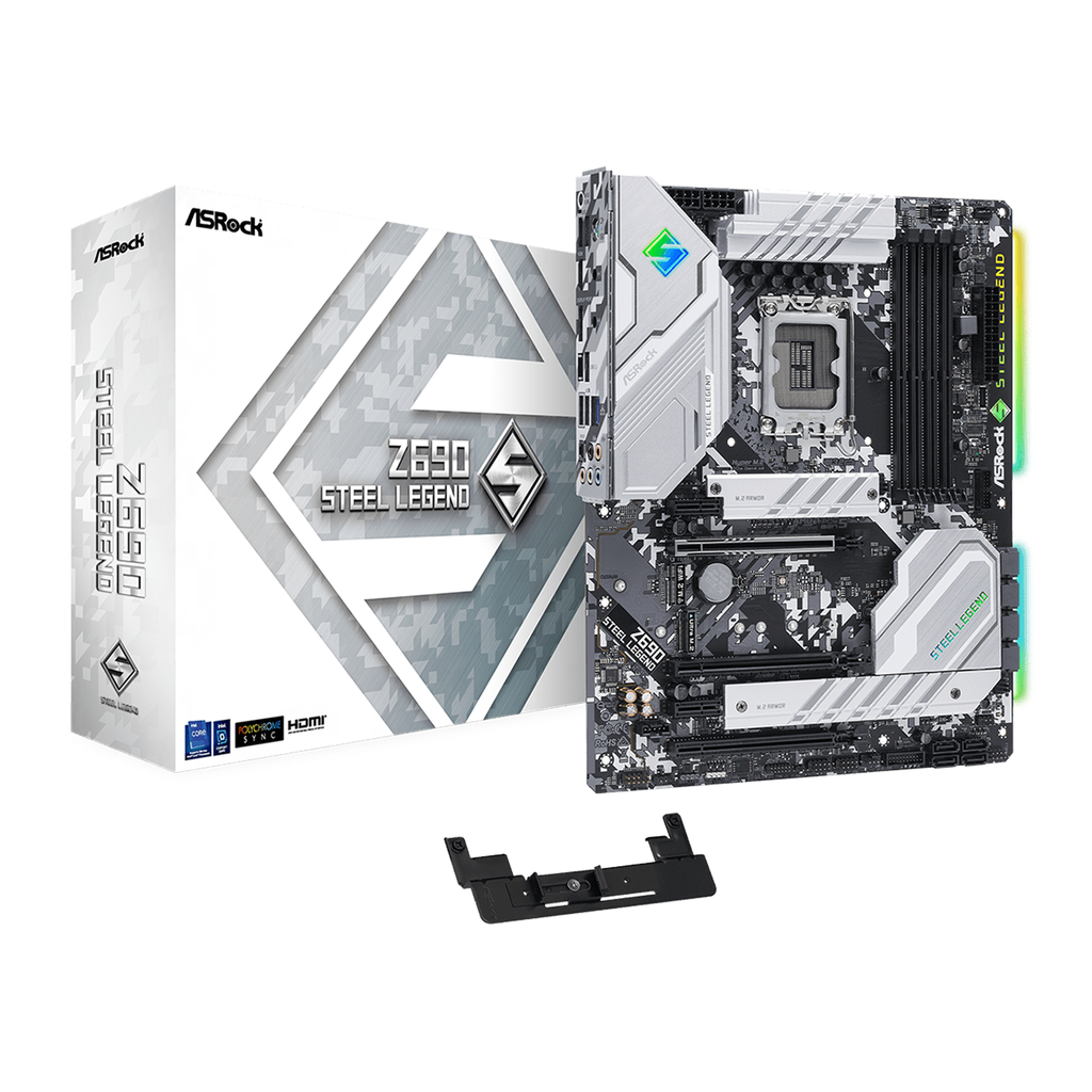 [NS026741] ASRock Intel Z690 Steel Legend DDR4 Gaming Motherboard