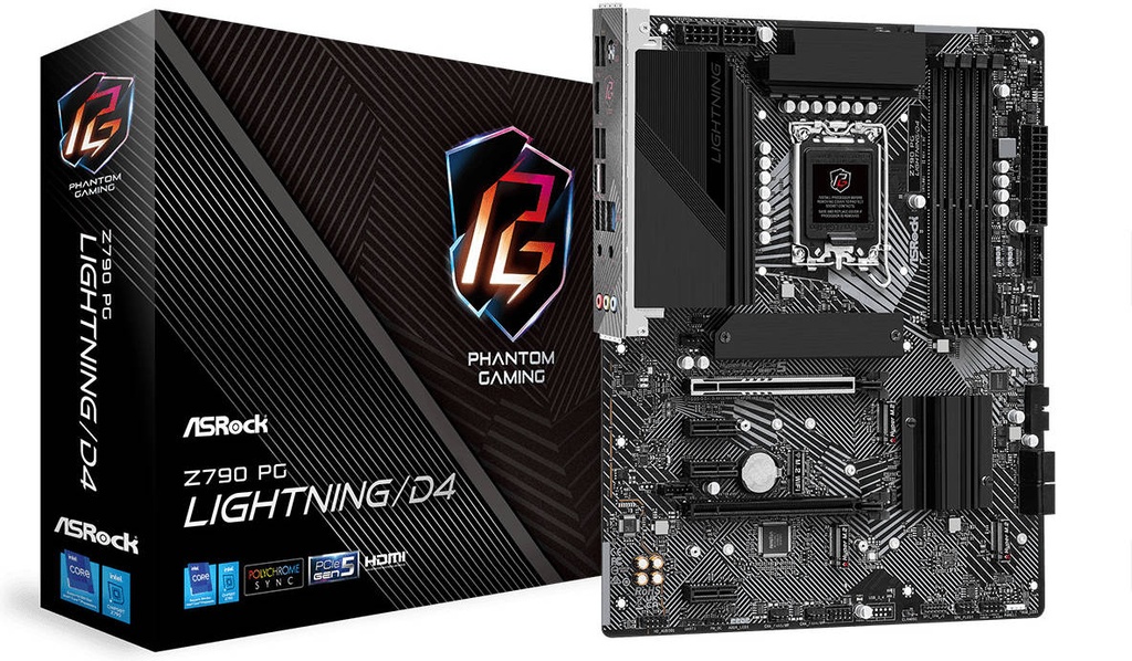 ASRock Z790 PG Lightning/D4 ATX Intel LGA1700 Motherboard