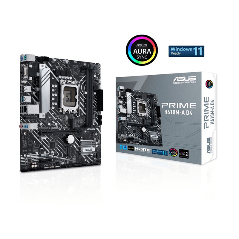 [NS001212] Asus Intel Prime H610M-K D4 DDR4 ATX Mother Board