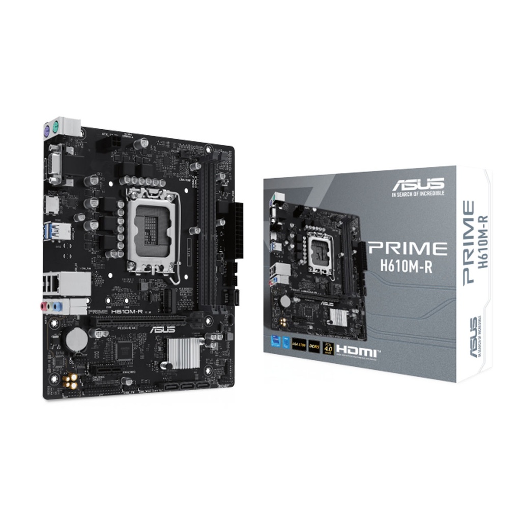 [NS029944] Asus Intel Prime H610M-R-SI DDR5 Gaming Motherboard