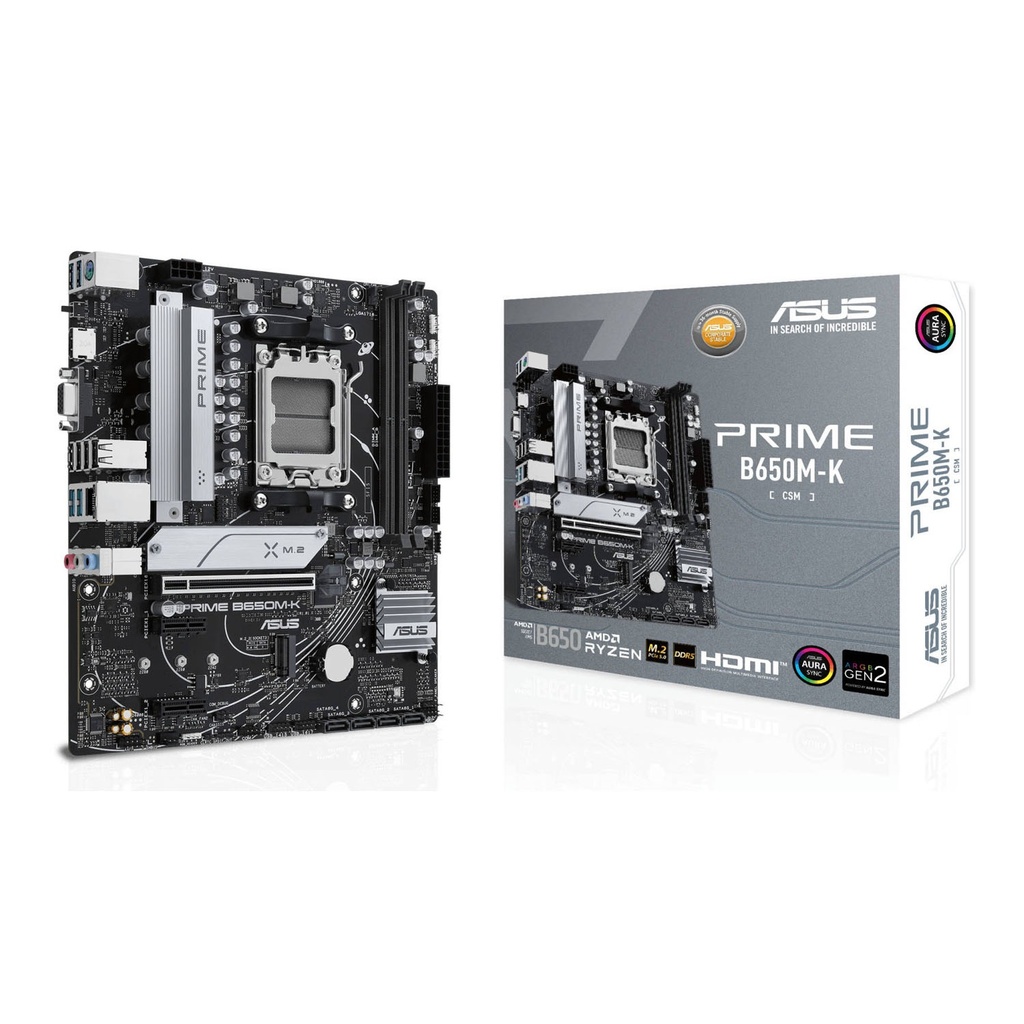 [NS029945] ASUS Prime B650M-K AMD DDR5 AM5 Gaming Motherboard