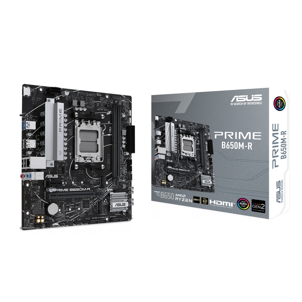 [NS029727] ASUS Prime B650M-R AMD DDR5 AM5 Motherboard